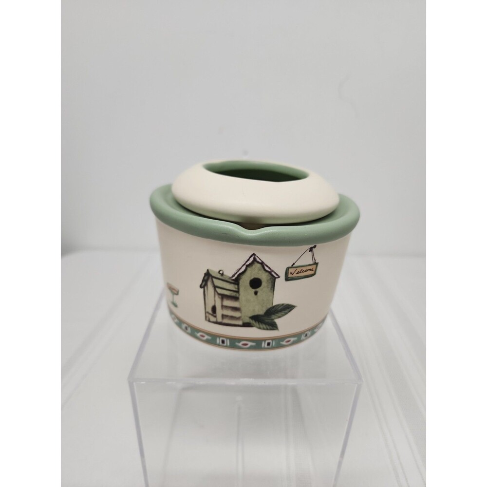 Pfaltzgraff Naturewood~Wax Warmer Kitschy Whimsical Cottagecore Retired 1997